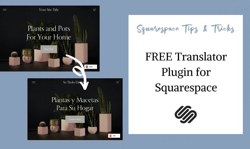 Traduire le site Squarespace