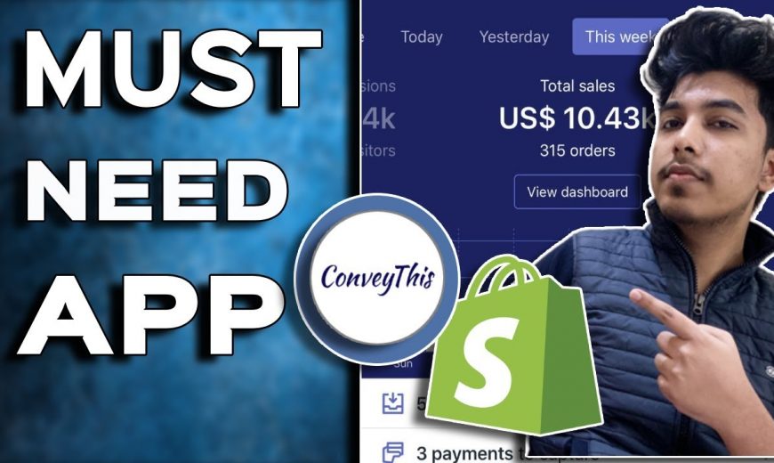 Dịch Shopify Store sang nhiều ngôn ngữ - Phải có ứng dụng Shopify 2020