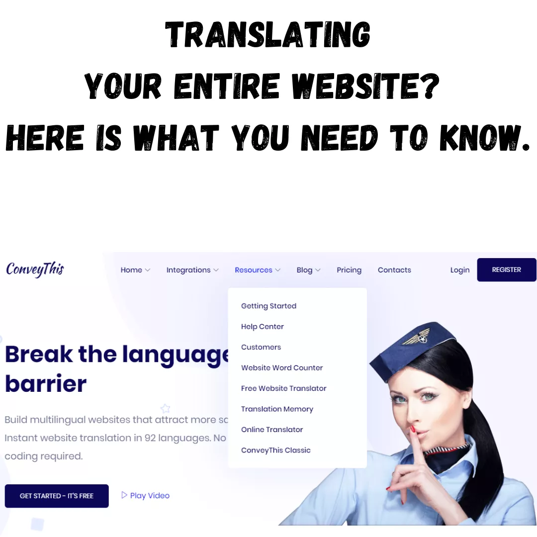 Translating your entire website? Here is what you need to know. 1 traduzione