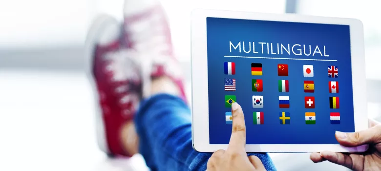 site multilíngue