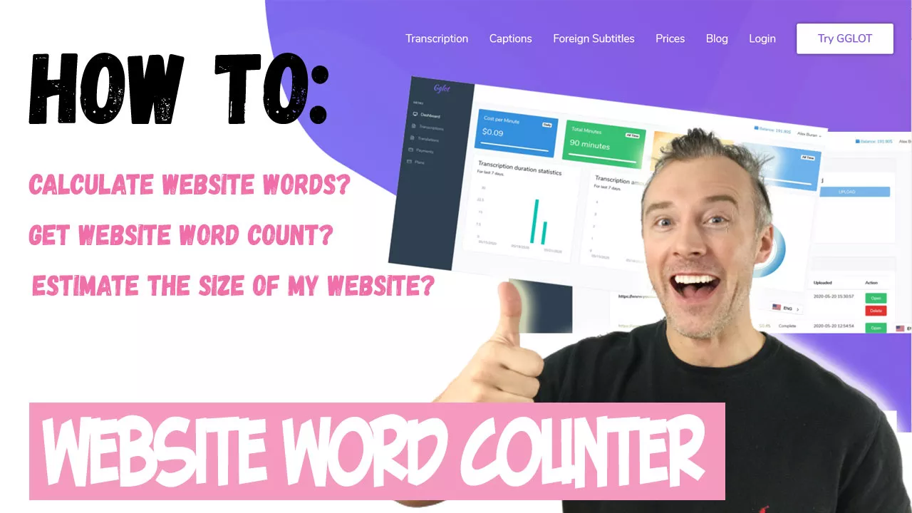 Website Word Calculator - Word Count Tool for Your Website 1 websted ord tæller