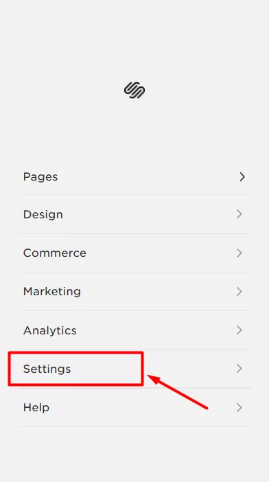 settings sqsp