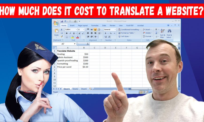 precio de traducción del sitio web