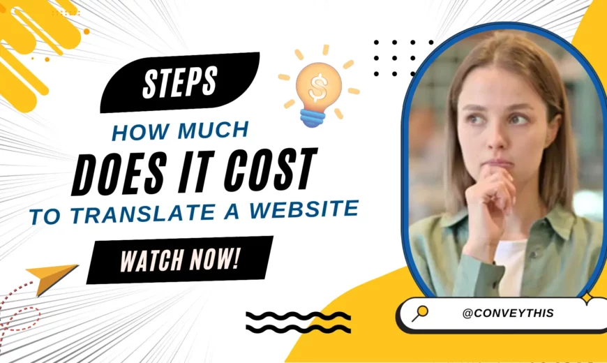 how much does it cost to translate a website