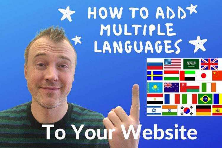 Mehrere Sprachen zu einer Website hinzufügen