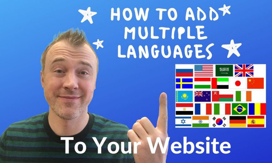 aggiungere più lingue a un sito web