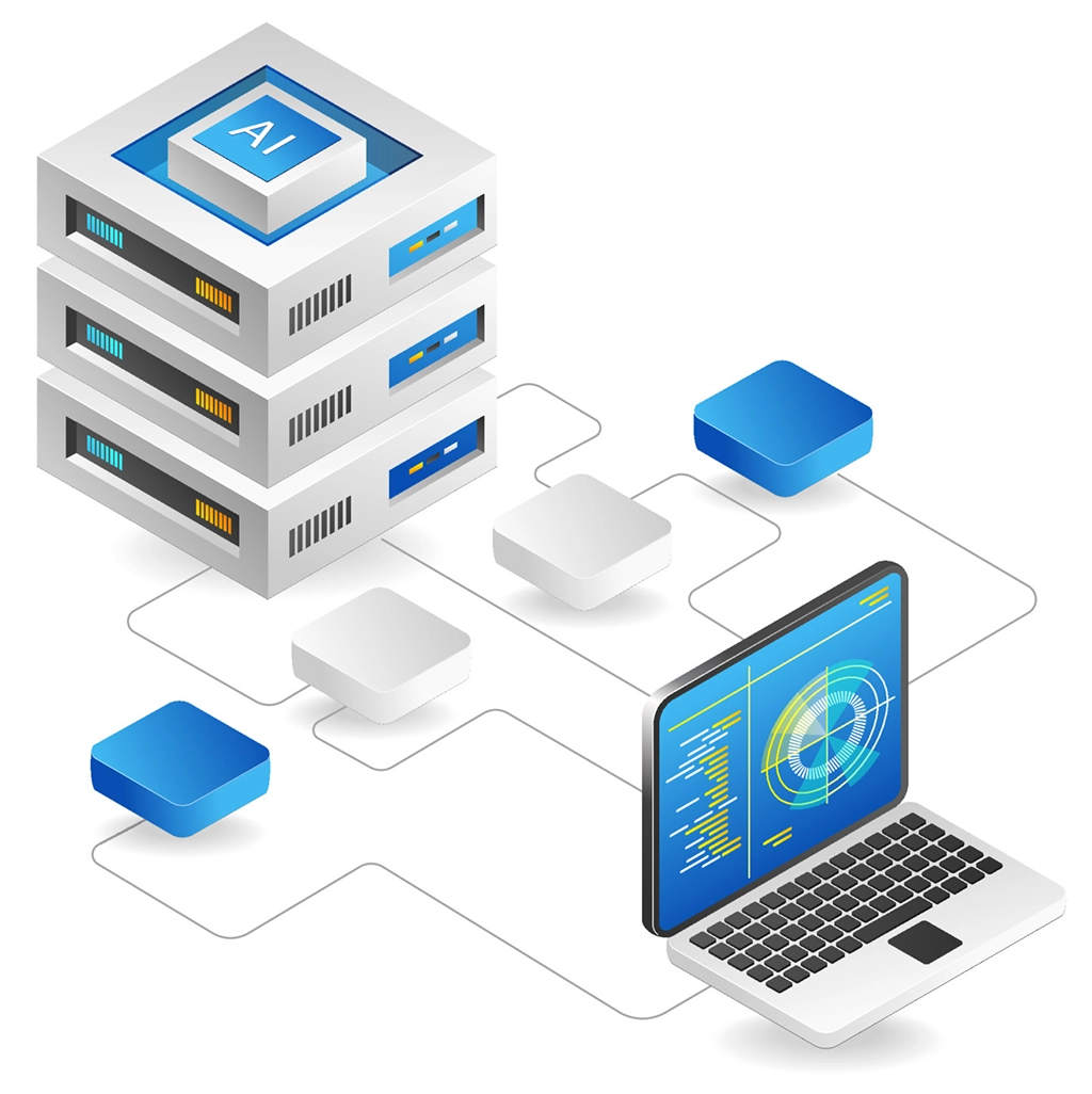 vecteezy فليٽ 3d تصور isometric illustration radar network 17310873