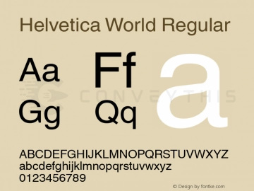 helvetica