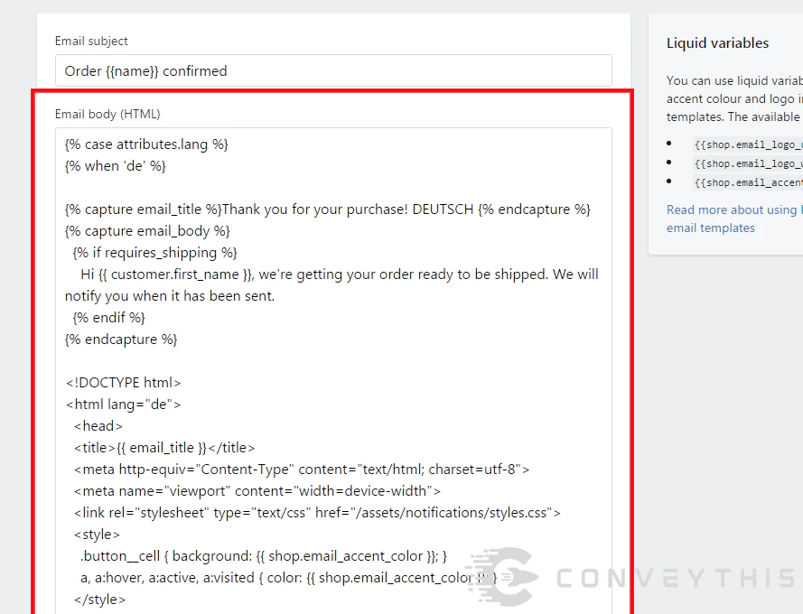Shopify - Translate your Shopify email notifications 2 file FX2BuJ2AQy