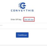 Wordpress Conveythis plugin indstillinger: Hent API