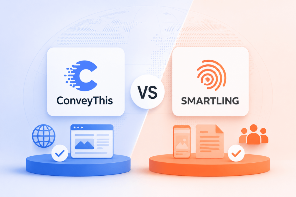 ConveyThis vs. Smartling advantages